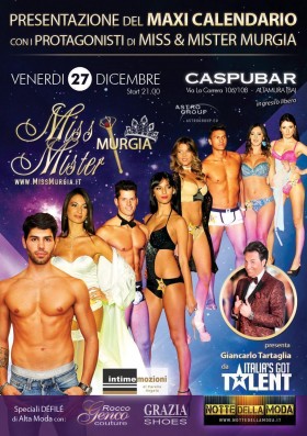 27/12/2013 - Presentazione Calendario Miss & Mister Murgia 2014 - MISS MAGAZINE | BEAUTIFUL DAY