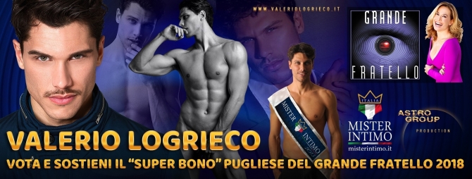 Valerio Logrieco, eletto "Mister Intimo Italia", è il "Super Bono" del GF15! - MISS MAGAZINE | BEAUTIFUL DAY