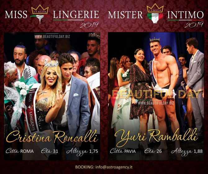 Miss Lingerie & Mister Intimo Italia 2019 - MISS MAGAZINE | BEAUTIFUL DAY